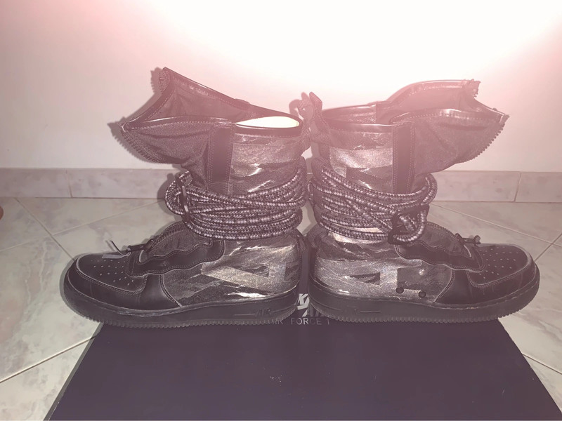 Nike sf air force 1 high black Vinted