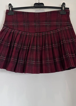 Saia Calção em Fazenda Xadrez Vermelha com Pregas - Tamanho Único, Nova com Etiqueta!, marque: Monique, état: Neuf avec étiquette, taille: Taille unique, 15,00 €, 16,45 € Protection acheteurs incluse