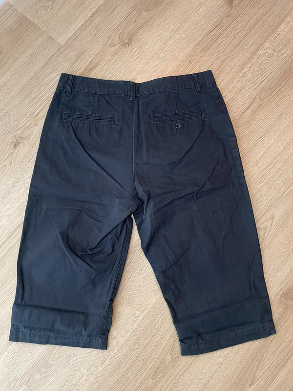 H&M korte broek donkerblauw maat 170 2