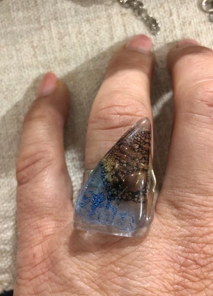 Bague en verre, unique, brand: Fait Main, condition: New without tags, size: Adjustable, €10.00, €11.20 includes Buyer Protection
