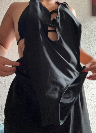 Black Stringed Swim Bodysuit, marque: Sonstiges, état: Très bon état, taille: S / 36 / 8, 10,00 €, 11,20 € Protection acheteurs incluse