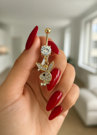 Bijoux Corps Nombril Piercing Lapin Dorée et Noir Playboy (1), marke: Playboy, zustand: Sehr gut, 7,97 €, 9,07 € inklusive Vinted-Käuferschutz