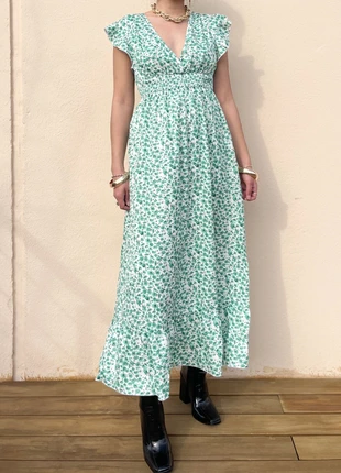 Robe Longue Fleurie, zustand: Sehr gut, größe: S / 36 / 8, 19,00 €, 20,65 € beinhaltet Vinted-Käuferschutz Pro