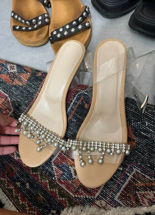 Sandale à perle et strass, brand: Shoeby, condition: Very good, size: 38, €8.00, €9.10 includes Buyer Protection