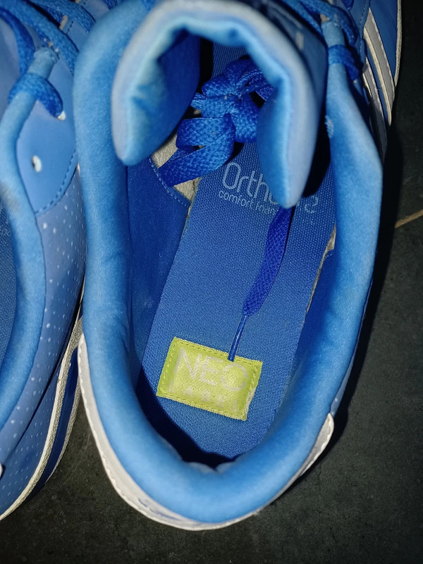 Basket adidas neo bleu clearance