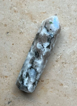 Regenbogen Mondstein Weißer Labradorit Turm Spitze Edelstein Mineral Kristall Heilstein, brand: Regenbogenmondstein, condizioni: Ottime, €9.50, €10.68 include la Protezione acquisti