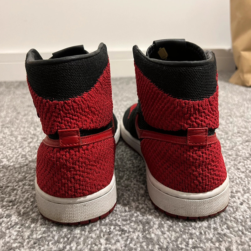 Air Jordan 1 Retro High OG Flyknit 'Bred' | Vinted