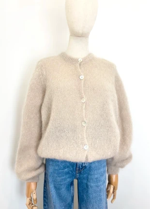 Gilet mohair taupe, marque: la maille parisienne, état: Neuf avec étiquette, taille: Taille unique, 68,00 €, 72,10 € Protection acheteurs (Pro) incluse