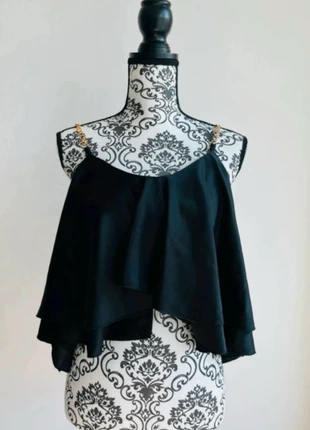 Blouse asymétrique TU Just Me, marque: Just Me, état: Neuf sans étiquette, taille: Taille unique, 8,00 €, 9,10 € Protection acheteurs incluse