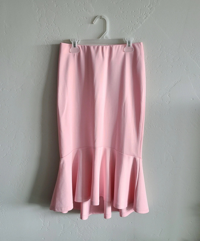 New Zero City women's mermaid pencil skirt, pink pencil skirt, dress skirt 1