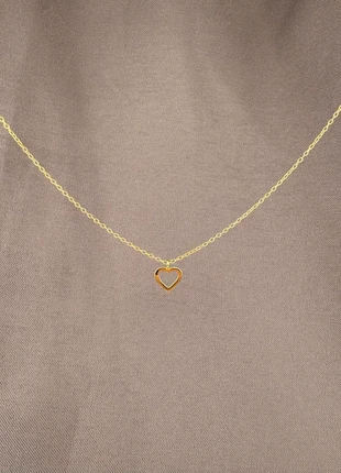 Collier doré Cœur simple en argent 925/1000, marke: Argent, zustand: Sehr gut, 11,50 €, 12,78 € beinhaltet Vinted-Käuferschutz Pro