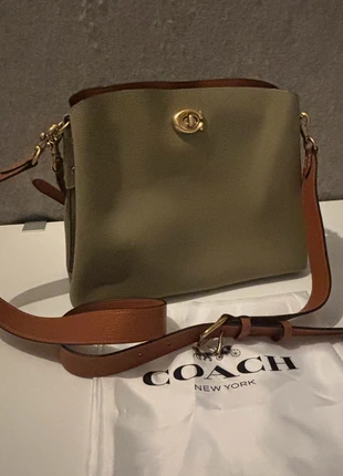 Coach Willow Leather Shoulder Bag – Moss, merk: Coach, staat: Heel goed, € 275,00, € 289,45 inclusief Kopersbescherming