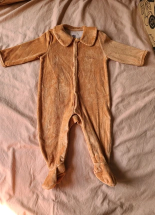 Pyjama velours La Redoute 6 mois camel col claudine, brand: La Redoute, condition: Very good, size: 3-6 months / 62 cm, €8.00, €9.10 includes Buyer Protection