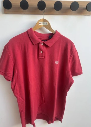 Polo Chaps manche courte taille L rouge corail logo brodé, merk: CHAPS, staat: Goed, maat: L, € 10,00, € 11,20 inclusief Kopersbescherming