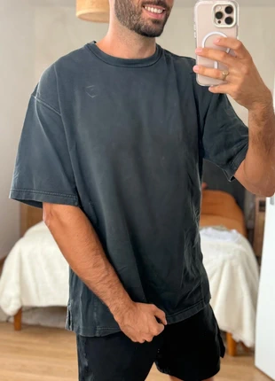 🦈 T-shirt épais oversize Gymshark 🦈, marca: Gymshark, estado: Muito bom, tamanho: M, €39.00, €41.65 inclui Proteção do Comprador Pro