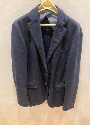 Giacca blu due bottoni rumford taglia 48 colore blu, brand: Vintage Dressing, condizioni: Ottime, taglia: 48, €10.00, €11.20 include la Protezione acquisti