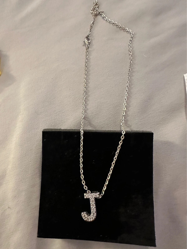 Initial necklace - J