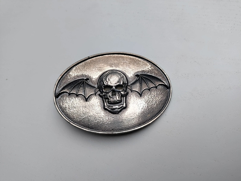 Rare Avenged Sevenfold Deathbat Belt Buckle Metal | Vinted