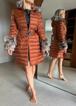 Silolona – Burnt Orange Puffer Coat, brand: silolona, condizioni: Ottime, taglia: M / IT 42 / EU 38, €100.00, €105.70 include la Protezione acquisti