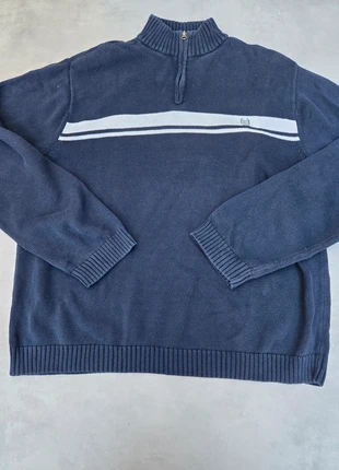 Half zip Chaps 1/4zip bleu marine avec logo taille XXL homme, marke: CHAPS, zustand: Sehr gut, größe: XXL, 20,00 €, 21,70 € inklusive Vinted-Käuferschutz