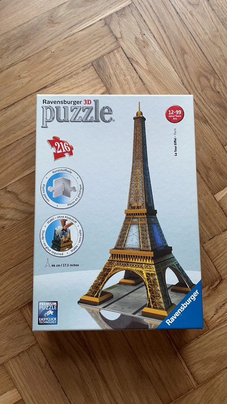 Puzzle 3d Tour Eiffel
