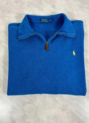 Pull Polo Ralph Lauren – ¼ Zip bleu royal – Taille XXL homme Code 235N, merk: Ralph Lauren, staat: Heel goed, maat: XXL, € 47,00, € 50,05 inclusief Kopersbescherming Pro