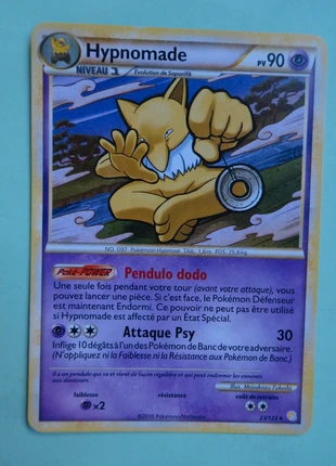 carte pokémon Hypnomade pv90 23/123 rare, marca: Pokémon, estado: Muy bueno, 1,00 €, 1,75 € Protección al comprador incluida