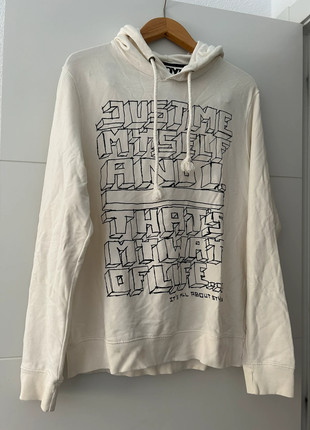 Y2K White Men’s L/40 Print Hoodie, marque: XDYE, état: Très bon état, taille: L, 1,00 €, 1,75 € Protection acheteurs incluse