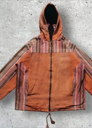 Veste Hippie Patchwork Polaire Workwear Fleece Jacket Marron -Taille L Homme -1464, brand: Vintage Dressing, condition: Very good, size: L, €44.90, €47.85 includes Buyer Protection