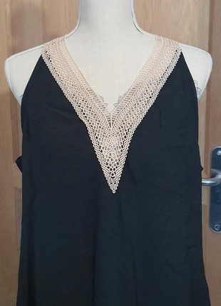 Débardeur avec dentelle, condizioni: Nuovo con cartellino, taglia: XL / IT 46 / EU 42, €10.00, €11.20 include la Protezione acquisti