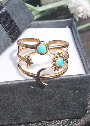 Bague acier inoxydable doré ajustable #A1, marca: Boutique Île de Beauté, estado: Novo sem etiquetas, tamanho: Ajustável, €3.95, €4.85 inclui Proteção do Comprador Pro