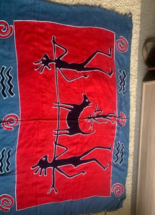 Indonesian sarong - cotton, merk: Aqua Mare, staat: Heel goed, maat: Universele maat, € 4,00, € 4,90 inclusief Kopersbescherming