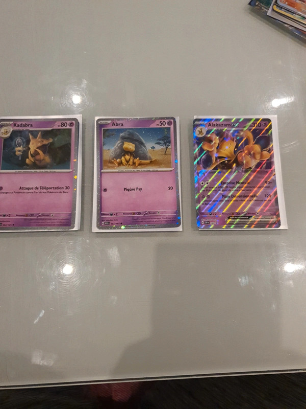 Abra, Kadabra et alakazam EX 1