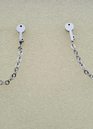 Boucles d’oreilles comme neuves – cadenas & clé, staat: Heel goed, € 3,00, € 3,85 inclusief Kopersbescherming