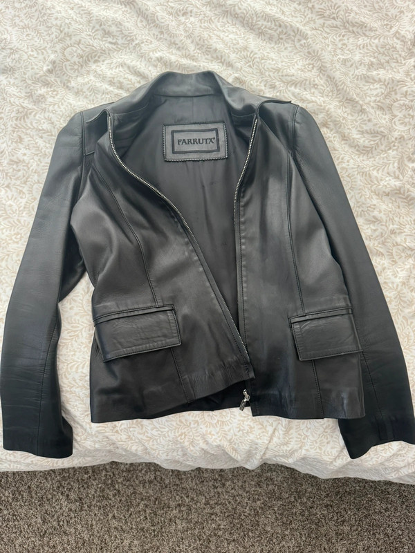 Black leather jacket 2