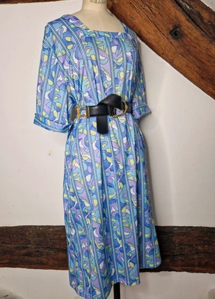 Robe vintage Bleu, marque: Vintage, état: Très bon état, taille: M / 38 / 10, 4,00 €, 4,90 € Protection acheteurs (Pro) incluse
