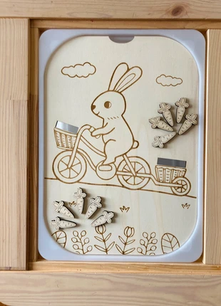 Insert grand bac Trofast Lapin à vélo, marke: La Fabrique Leroy, zustand: Sehr gut, größe: 3 Jahre / 98, 22,00 €, 23,80 € beinhaltet Vinted-Käuferschutz Pro