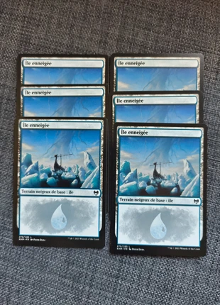 Lot 6 îles enneigées, brand: Wizards of the Coast, condition: Very good, €6.00, €7.00 includes Buyer Protection