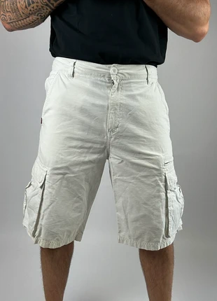 Short cargo QuikSilver - blanc/crème - taille M - oversize, marca: Quiksilver, estado: Muy bueno, tamaño: M, 9,90 €, 11,10 € Protección al comprador incluida