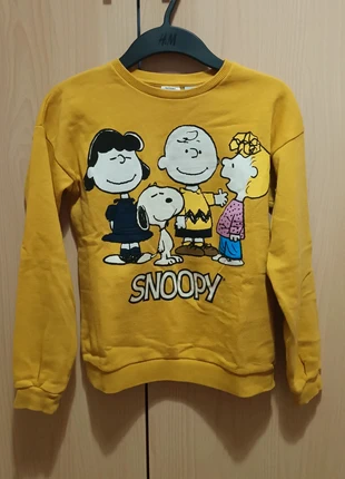 Sudadera algodón color mostaza de Snoopy de Lefties , marque: Lefties, état: Très bon état, taille: 12 ans / 152 cm, 7,50 €, 8,58 € Protection acheteurs incluse