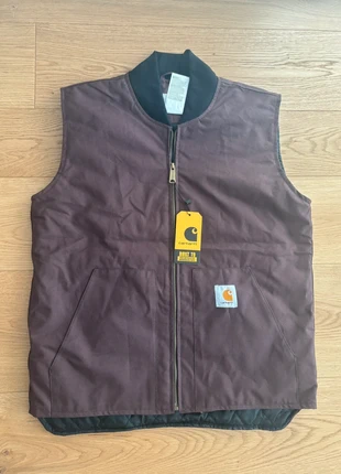 Workjacket Carhartt senza maniche smanicato marrone giacca, marca: Carhartt, estado: Nuevo con etiquetas, tamaño: S, 46,00 €, 49,00 € Protección al comprador incluida