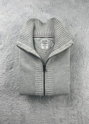 Veste full Zip / Gilet zippé - Col camionneur - Hilfiger Denim - Couleur Gris - Taille XL Homme, marque: Hilfiger Denim, état: Très bon état, taille: XL, 44,90 €, 47,85 € Protection acheteurs incluse