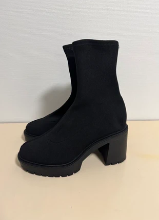 Black Sock Ankle Boots – ASOS, brand: ASOS, condition: New with tags, size: 41, €22.00, €23.80 includes Buyer Protection Pro