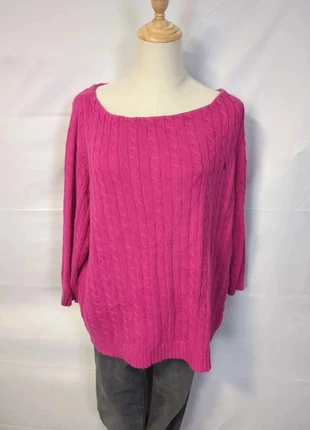 Pull torsadé Ralph Lauren XL rose 100% coton, marke: Ralph Lauren, zustand: Sehr gut, größe: XL / 42 / 14, 15,99 €, 17,49 € beinhaltet Vinted-Käuferschutz Pro
