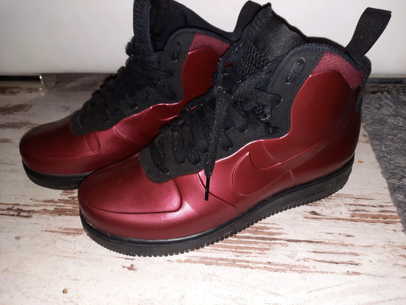 Nike Air Force 1 Foamposite Red Black HiTop Vinted