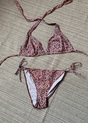 Maillot de bain à fleurs deux pièces, marque: Lingerie Land, état: Neuf sans étiquette, taille: M / 38 / 10, 7,00 €, 8,05 € Protection acheteurs incluse