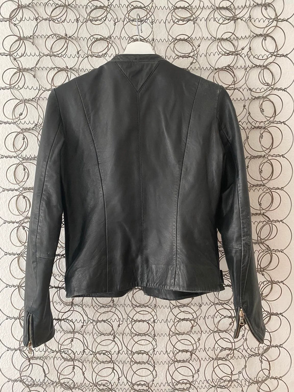 Lederjacke Jacke echtes Leder Massimo Dutti Größe 36 schwarz 3