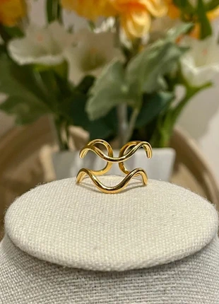 Bague Linea ajustable en acier inoxydable, marque: Tendance, état: Très bon état, taille: Ajustable, 7,90 €, 9,00 € Protection acheteurs (Pro) incluse