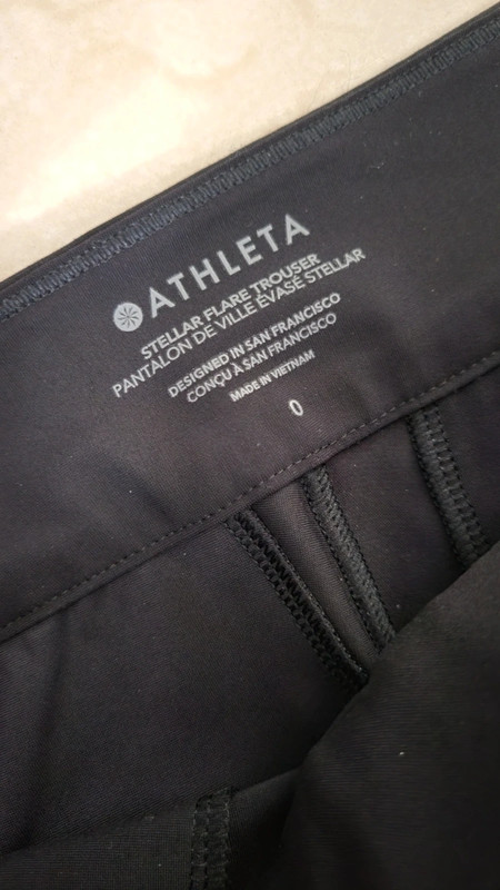 Black Athleta Tall Flare Pants 2