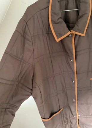 Veste matelassée marron style hippisme, marque: Ulla Popken, état: Très bon état, taille: 8XL / 56 / 28, 15,00 €, 16,45 € Protection acheteurs incluse